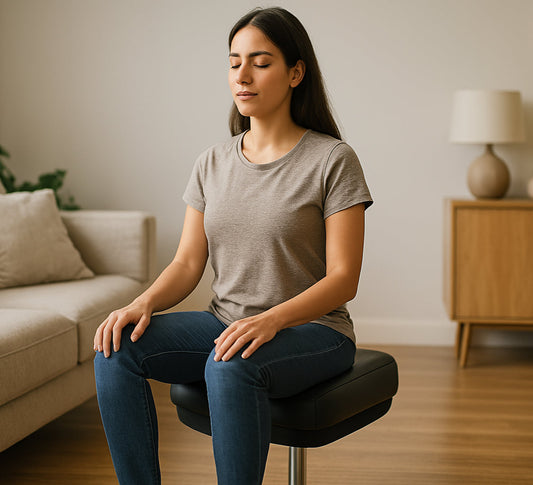 Lady sitting on Neuro Chair
